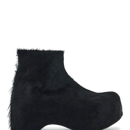 Marni 'long-haired chunky ankle boots