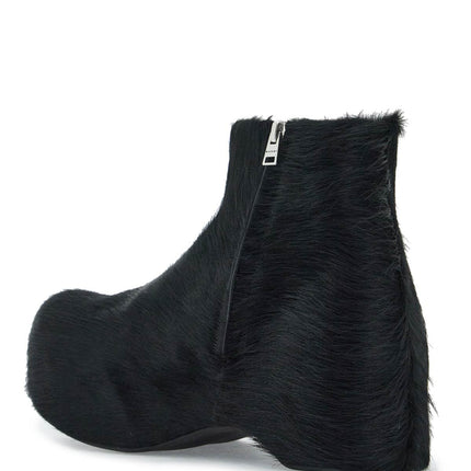 Marni 'long-haired chunky ankle boots