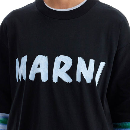 Marni oversized logo t