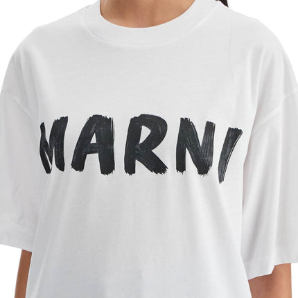 Marni oversized logo t