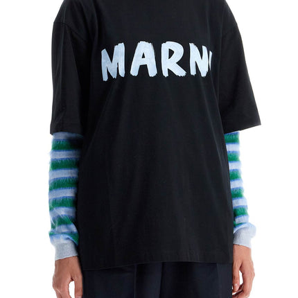 Marni oversized logo t