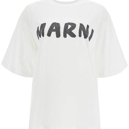 Marni oversized logo t