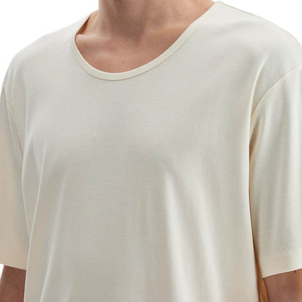 Lemaire t-shirt with wide round neck