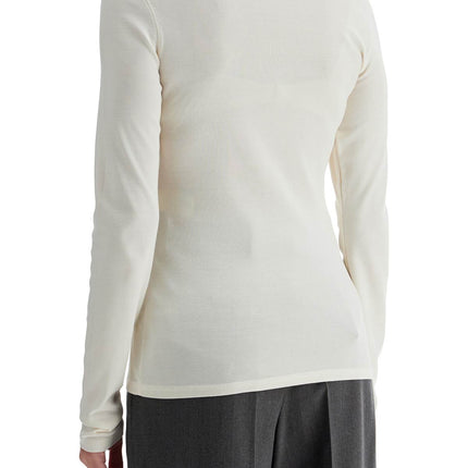 Lemaire lightweight jersey top with turtle neck