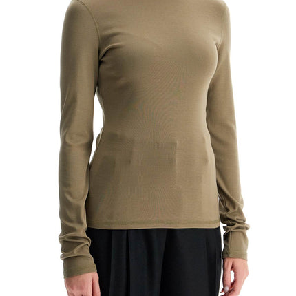 Lemaire lightweight jersey top with turtle neck