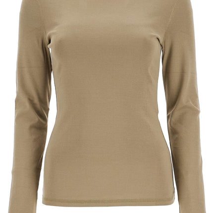 Lemaire lightweight jersey top with turtle neck