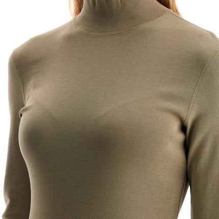 Lemaire lightweight jersey top with turtle neck