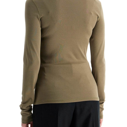 Lemaire lightweight jersey top with turtle neck