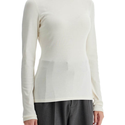 Lemaire lightweight jersey top with turtle neck