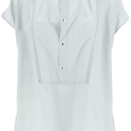 Lemaire blouse with draped neckline and