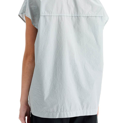 Lemaire blouse with draped neckline and