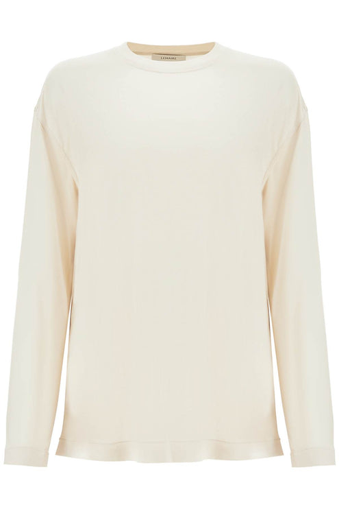 Lemaire long-sleeved silk t-shirt for