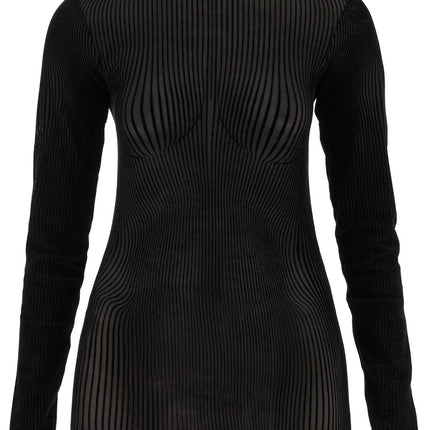 JEAN PAUL GAULTIER mesh 'morphing pinst