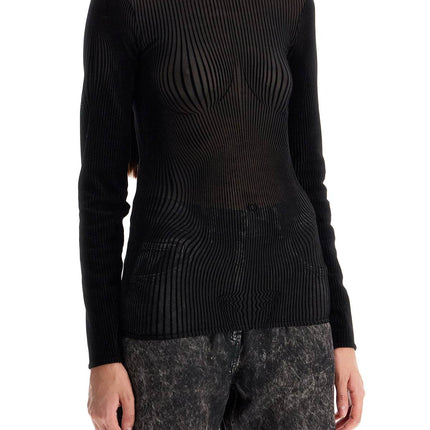 JEAN PAUL GAULTIER mesh 'morphing pinst