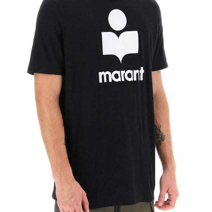 Marant karman linen logo t-shirt