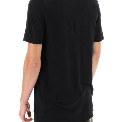 Marant karman linen logo t-shirt