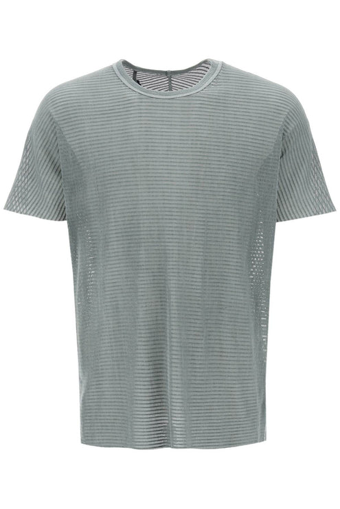 Boris Bidjan Saberi cotton perforated t-shirt