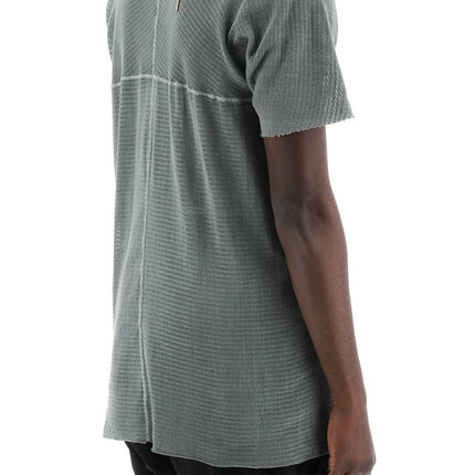 Boris Bidjan Saberi cotton perforated t-shirt