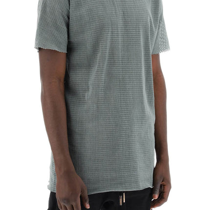 Boris Bidjan Saberi cotton perforated t-shirt