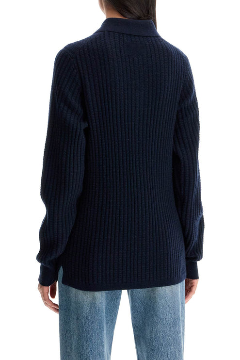 Guest In Residence polo-inspired pullover