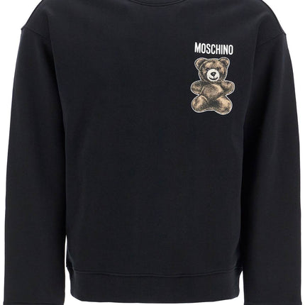 moschino teddy bear crewneck