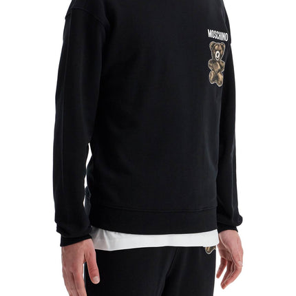 moschino teddy bear crewneck