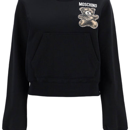 moschino teddy bear crewneck