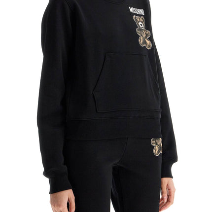 moschino teddy bear crewneck