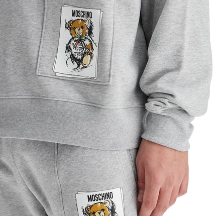 Moschino hooded teddy bear sweatshirt