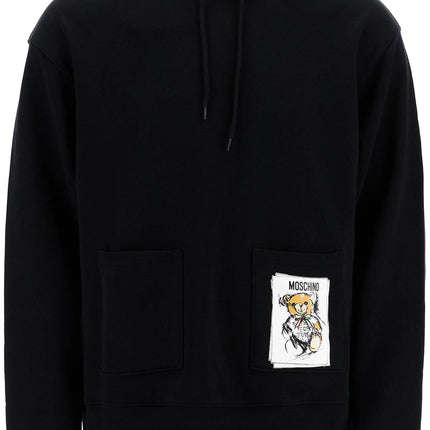 Moschino hooded teddy bear sweatshirt