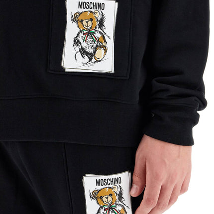 Moschino hooded teddy bear sweatshirt