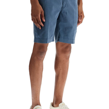 Vilebrequin ponche shorts in tencel gabardine