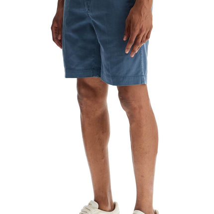 Vilebrequin ponche shorts in tencel gabardine