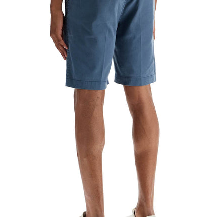 Vilebrequin ponche shorts in tencel gabardine