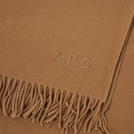 A.P.C. alix brodée wool scarf