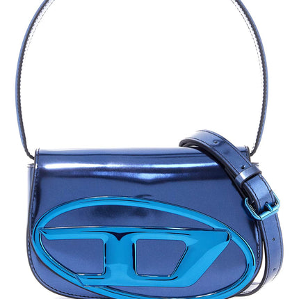 Diesel 1dr metallic leather shoulder bag