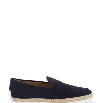 Tod'S suede slip-on with rafia insert