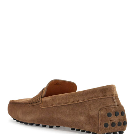 Tod'S light walnut leather driving moccasin