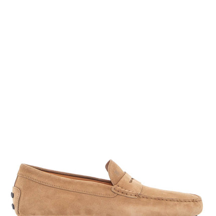 Tod'S bisquit leather moccasin with rubber sole