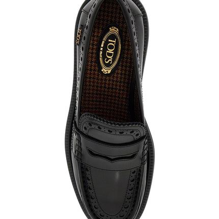 Tod'S leather brogue loafers