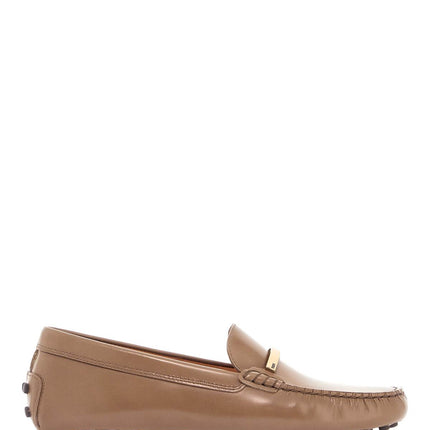 Tod'S cappuccino leather driving moccasin