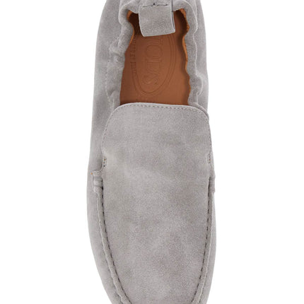 Tod'S light gray calfskin women's loafers