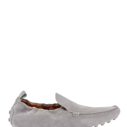 Tod'S light gray calfskin women's loafers