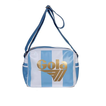 Bolso de tela azul claro