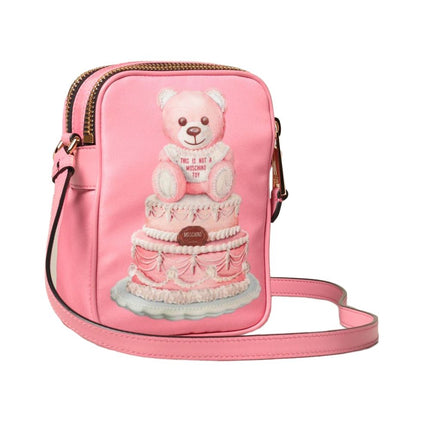 Sac crossbody en nylon rose