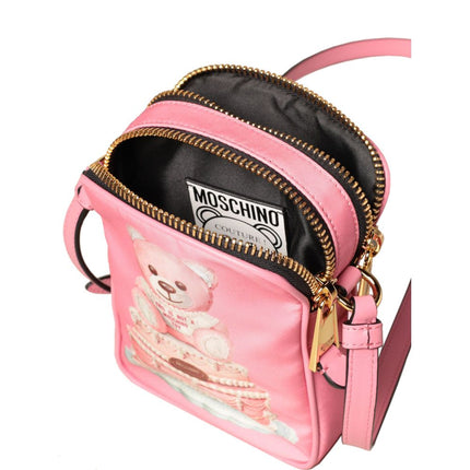 Sac crossbody en nylon rose