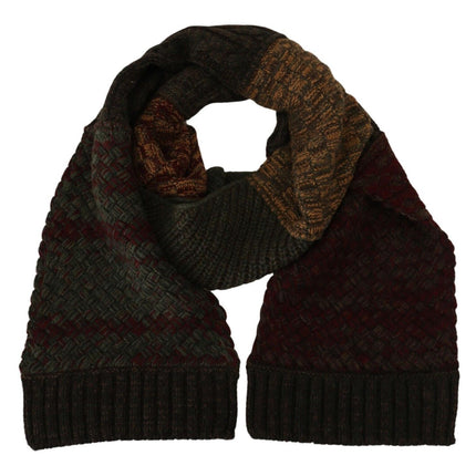 Elegant Cashmere-Wool Blend Men's Scarf