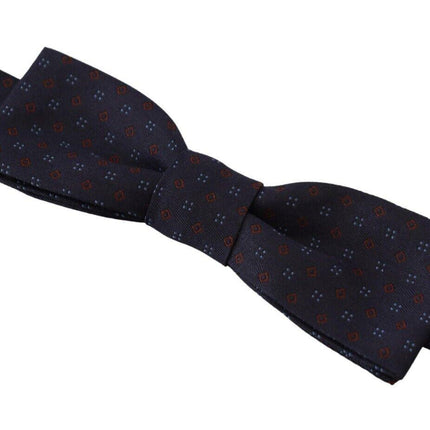 Elegant Silk Blue Bow Tie - vivadelux