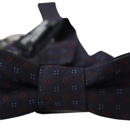 Elegant Silk Blue Bow Tie - vivadelux